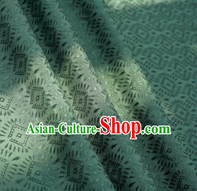 Chinese Traditional Classical Pattern Atrovirens Cotton Fabric Imitation Silk Fabric Hanfu Dress Material Chinese Traditional Classical Pattern Atrovirens Cotton Fabric Imitation Silk Fabric Hanfu Dress Material