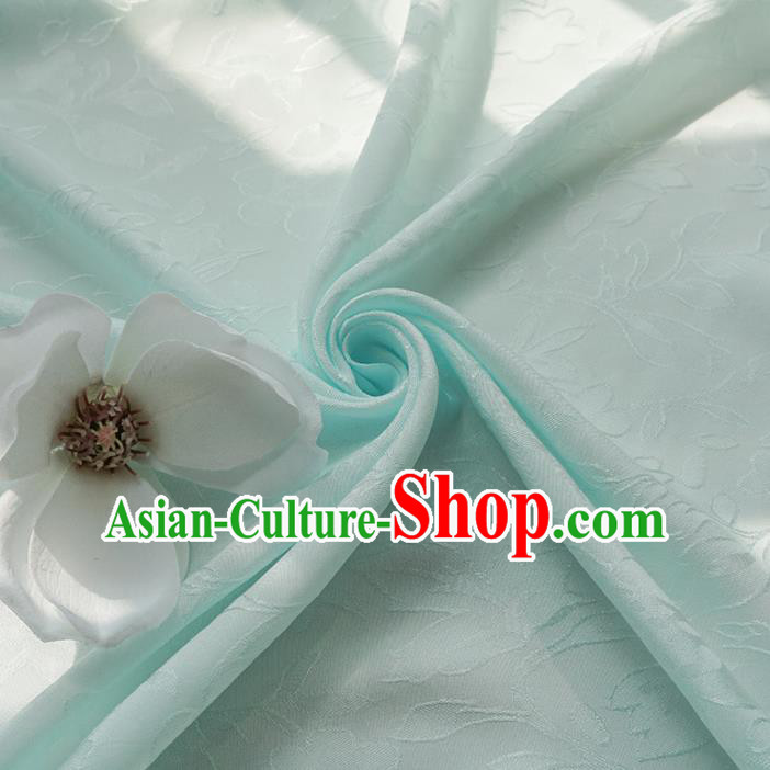 Chinese Traditional Classical Pattern Light Blue Cotton Fabric Imitation Silk Fabric Hanfu Dress Material Chinese Traditional Classical Pattern Light Blue Cotton Fabric Imitation Silk Fabric Hanfu Dress Material