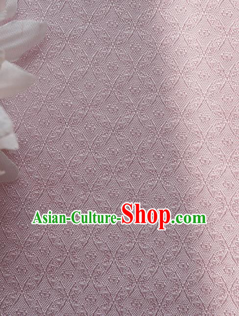 Chinese Traditional Classical Rhombus Pattern Pink Cotton Fabric Imitation Silk Fabric Hanfu Dress Material Chinese Traditional Classical Rhombus Pattern Pink Cotton Fabric Imitation Silk Fabric Hanfu Dress Material