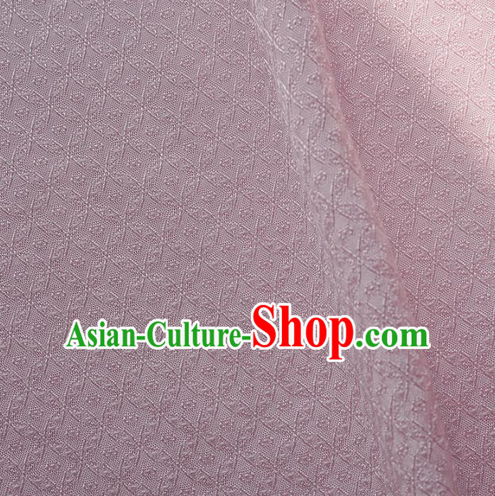 Chinese Traditional Classical Rhombus Pattern Pink Cotton Fabric Imitation Silk Fabric Hanfu Dress Material Chinese Traditional Classical Rhombus Pattern Pink Cotton Fabric Imitation Silk Fabric Hanfu Dress Material