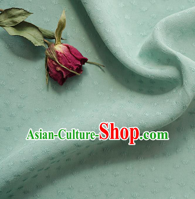 Chinese Traditional Classical Jacquard Pattern Green Cotton Fabric Imitation Silk Fabric Hanfu Dress Material Chinese Traditional Classical Jacquard Pattern Green Cotton Fabric Imitation Silk Fabric Hanfu Dress Material