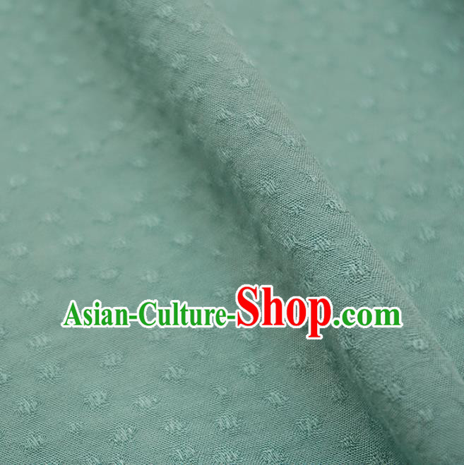 Chinese Traditional Classical Jacquard Pattern Green Cotton Fabric Imitation Silk Fabric Hanfu Dress Material Chinese Traditional Classical Jacquard Pattern Green Cotton Fabric Imitation Silk Fabric Hanfu Dress Material