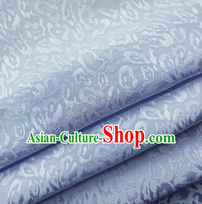 Chinese Traditional Classical Jacquard Pattern Blue Cotton Fabric Imitation Silk Fabric Hanfu Dress Material Chinese Traditional Classical Jacquard Pattern Blue Cotton Fabric Imitation Silk Fabric Hanfu Dress Material