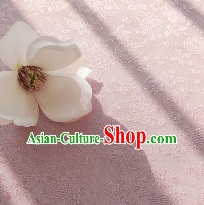 Chinese Traditional Classical Jacquard Pattern Pink Cotton Fabric Imitation Silk Fabric Hanfu Dress Material Chinese Traditional Classical Jacquard Pattern Pink Cotton Fabric Imitation Silk Fabric Hanfu Dress Material