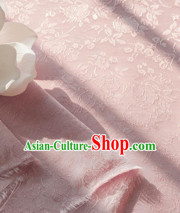 Chinese Traditional Classical Jacquard Pattern Pink Cotton Fabric Imitation Silk Fabric Hanfu Dress Material Chinese Traditional Classical Jacquard Pattern Pink Cotton Fabric Imitation Silk Fabric Hanfu Dress Material
