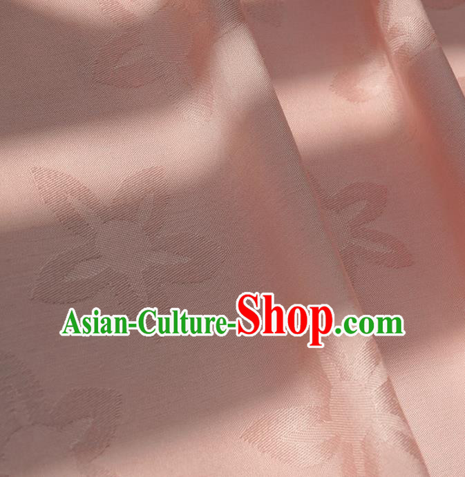 Chinese Traditional Classical Pattern Pink Cotton Fabric Imitation Silk Fabric Hanfu Dress Material Chinese Traditional Classical Pattern Pink Cotton Fabric Imitation Silk Fabric Hanfu Dress Material