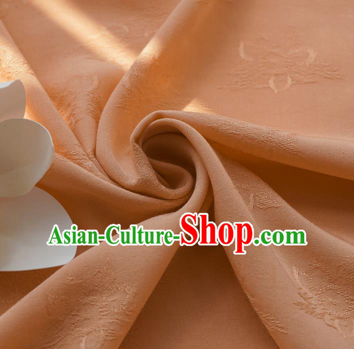 Chinese Traditional Classical Pattern Orange Cotton Fabric Imitation Silk Fabric Hanfu Dress Material Chinese Traditional Classical Pattern Orange Cotton Fabric Imitation Silk Fabric Hanfu Dress Material
