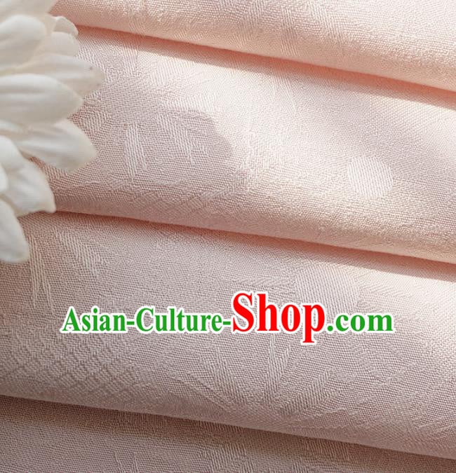 Chinese Traditional Classical Pattern Light Pink Cotton Fabric Imitation Silk Fabric Hanfu Dress Material Chinese Traditional Classical Pattern Light Pink Cotton Fabric Imitation Silk Fabric Hanfu Dress Material