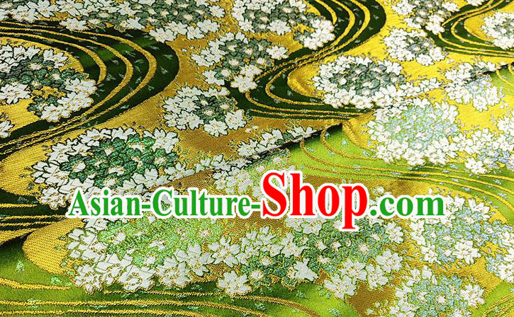 Japanese Traditional Hydrangea Pattern Kimono Brocade Fabric Tapestry Satin Fabric Nishijin Material Japanese Traditional Hydrangea Pattern Kimono Brocade Fabric Tapestry Satin Fabric Nishijin Material