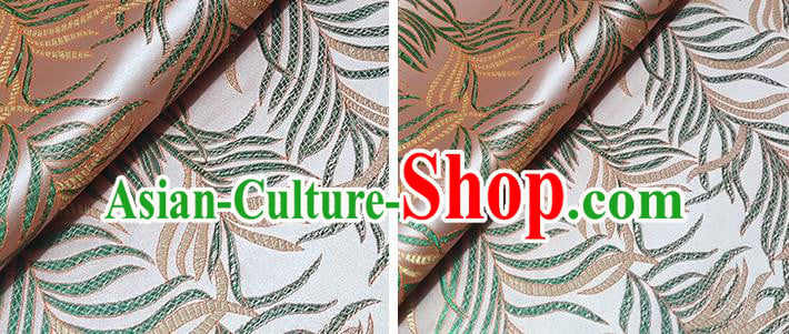 Japanese Traditional Feather Pattern Kimono Pink Brocade Fabric Tapestry Satin Fabric Nishijin Material Japanese Traditional Feather Pattern Kimono Pink Brocade Fabric Tapestry Satin Fabric Nishijin Material