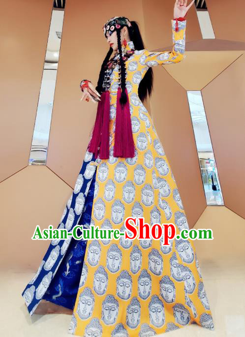 Chinese Traditional National Brocade Dress Tang Suit Cheongsam for Women Chinese Traditional National Brocade Dress Tang Suit Cheongsam for Women