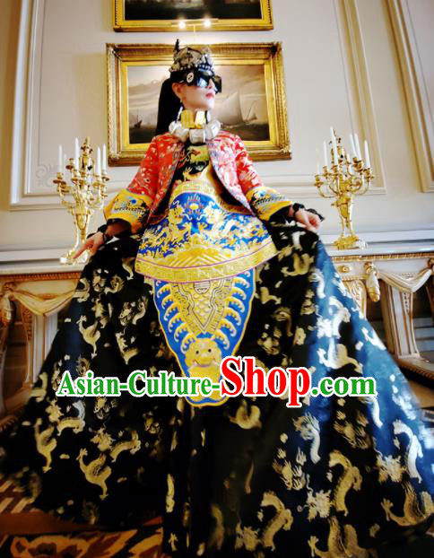 Chinese Traditional National Red Brocade Blouse and Dress Tang Suit Cheongsam for Women Chinese Traditional National Red Brocade Blouse and Dress Tang Suit Cheongsam for Women
