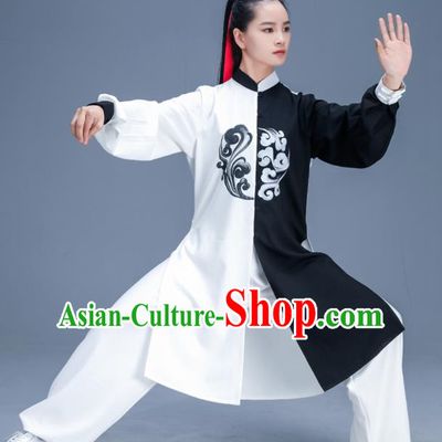 Chinese Traditional Kung Fu Tai Chi Training Garment Outfits Martial Arts Stage Show Costumes for Women