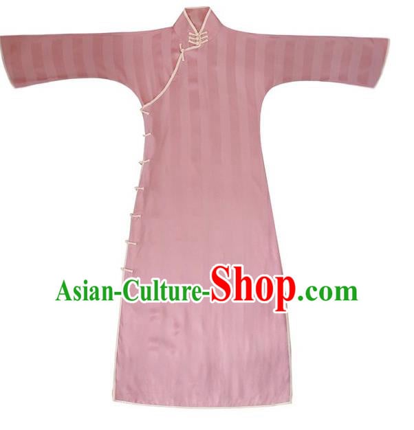 Chinese Traditional Pink Qipao Dress National Tang Suit Cheongsam Costumes for Women Chinese Traditional Pink Qipao Dress National Tang Suit Cheongsam Costumes for Women