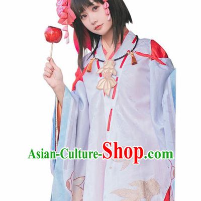 Japanese Traditional Cosplay Geisha Kimono Dress Japan Onmyoji Costumes for Women