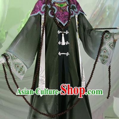Chinese Traditional Cosplay Queen Black Hanfu Dress Ancient Swordsman Costumes for Women