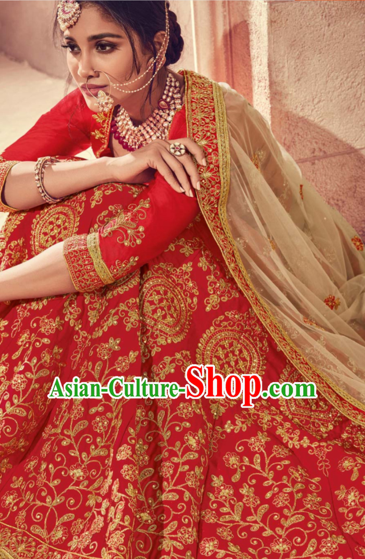 Top Indian Princess Traditional Embroidered Garment Complete Set for Women