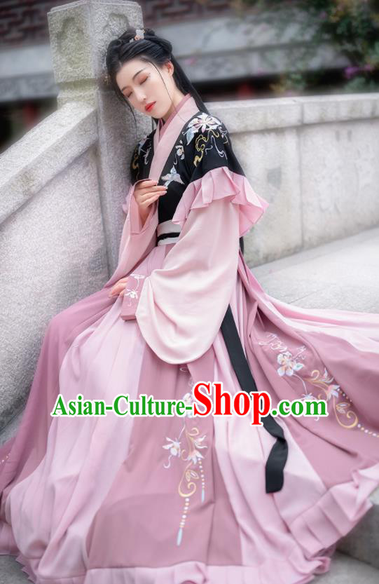 Chinese Traditional Jin Dynasty Royal Infanta Hanfu Dress Ancient Goddess Costumes for Women Chinese Traditional Jin Dynasty Royal Infanta Hanfu Dress Ancient Goddess Costumes for Women