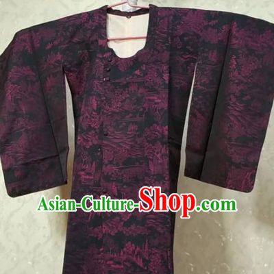 Traditional Japan Samurai Printing Black Haori Kimono Asian Japanese Fashion Apparel Yukata Costume for Men