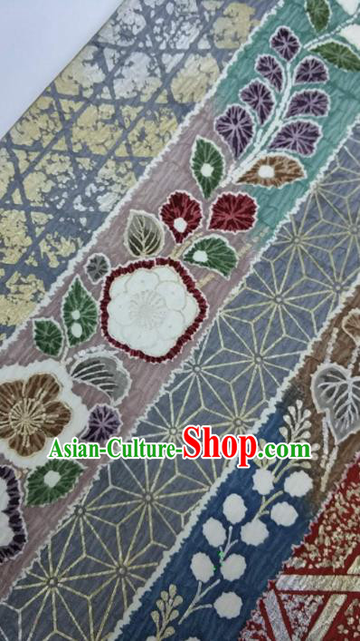 Japanese Geisha Classical Sakura Pattern Red Brocade Kimono Belts Traditional Japan Yukata Waistband Japanese Geisha Classical Sakura Pattern Red Brocade Kimono Belts Traditional Japan Yukata Waistband