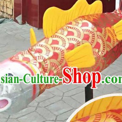 Chinese Traditional Red Carp Lantern Handmade Lantern Festival Fish Lamp