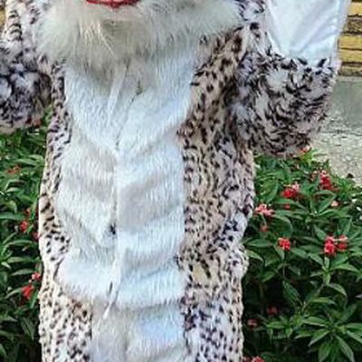 Traditional Chinese New Year Cosplay Leopard Costume Complete Set