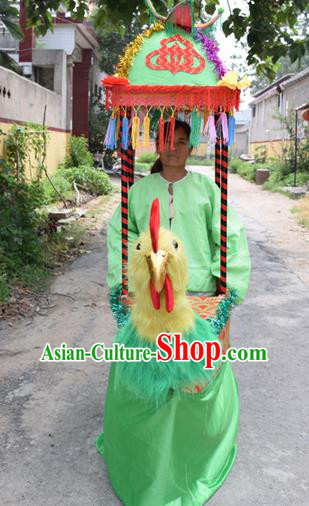 Chinese Traditional Folk Dance Phoenix Land Boat Lantern Festival Performance Prop Chinese Traditional Folk Dance Phoenix Land Boat Lantern Festival Performance Prop