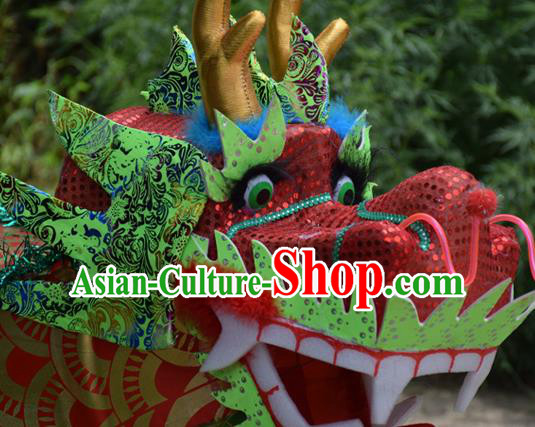 Chinese Traditional Folk Dance Dragon Land Boat Lantern Festival Performance Prop Chinese Traditional Folk Dance Dragon Land Boat Lantern Festival Performance Prop