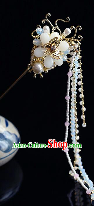 Chinese Traditional Wedding Tassel Hairpins Ancient Bride Hair Accessories for Women Chinese Traditional Wedding Tassel Hairpins Ancient Bride Hair Accessories for Women