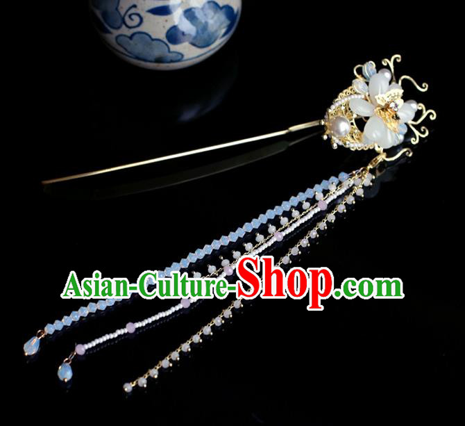Chinese Traditional Wedding Tassel Hairpins Ancient Bride Hair Accessories for Women Chinese Traditional Wedding Tassel Hairpins Ancient Bride Hair Accessories for Women