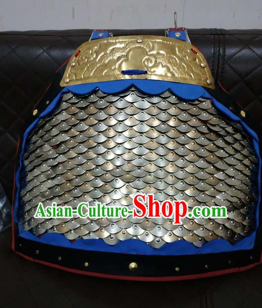 Chinese Traditional Ming Dynasty Imperial Bodyguard Vest Armor Ancient Swordsman Dragon Scales Breastplate for Men