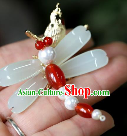 Traditional Chinese Handmade Dragonfly Brooch Ancient Hanfu Breastpin Accessories for Women Traditional Chinese Handmade Dragonfly Brooch Ancient Hanfu Breastpin Accessories for Women