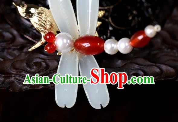 Traditional Chinese Handmade Dragonfly Brooch Ancient Hanfu Breastpin Accessories for Women Traditional Chinese Handmade Dragonfly Brooch Ancient Hanfu Breastpin Accessories for Women