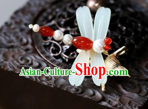Traditional Chinese Handmade Dragonfly Brooch Ancient Hanfu Breastpin Accessories for Women Traditional Chinese Handmade Dragonfly Brooch Ancient Hanfu Breastpin Accessories for Women