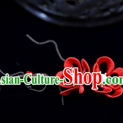 Traditional Chinese Handmade Little Plum Blossom Hairpins Headdress Ancient Hanfu Hair Accessories for Women