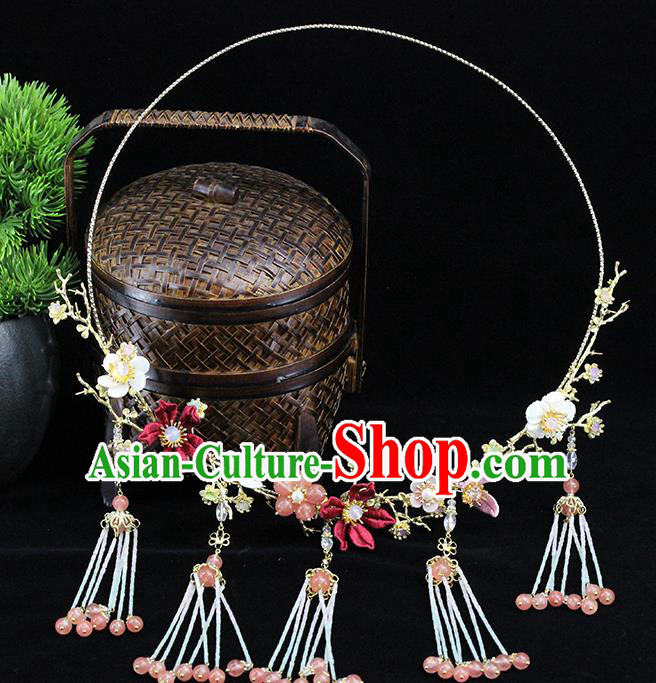 Traditional Chinese Ming Dynasty Necklace Ancient Handmade Necklet Accessories for Women Traditional Chinese Ming Dynasty Necklace Ancient Handmade Necklet Accessories for Women