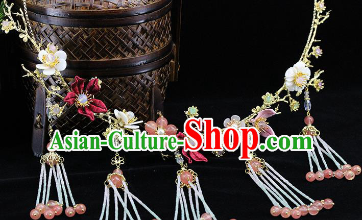 Traditional Chinese Ming Dynasty Necklace Ancient Handmade Necklet Accessories for Women Traditional Chinese Ming Dynasty Necklace Ancient Handmade Necklet Accessories for Women