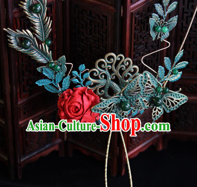 Traditional Chinese Classical Blue Butterfly Fans Ancient Hanfu Wedding Palace Fan for Women Traditional Chinese Classical Blue Butterfly Fans Ancient Hanfu Wedding Palace Fan for Women