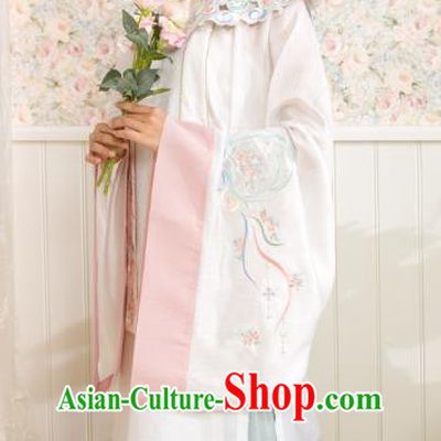 Chinese Traditional Ming Dynasty Royal Infanta Hanfu Dress Ancient Patrician Lady Historical Costumes for Women
