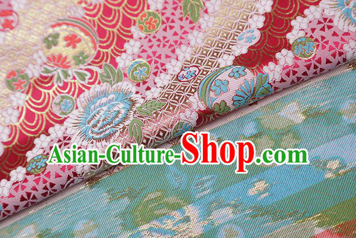 Chinese Traditional Peony Pattern Rosy Brocade Fabric Cheongsam Satin Tapestry Drapery Chinese Traditional Peony Pattern Rosy Brocade Fabric Cheongsam Satin Tapestry Drapery