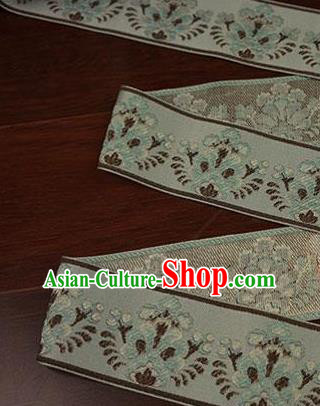 Chinese Traditional Embroidered Green Band Decorative Border Collar Accessories Chinese Traditional Embroidered Green Band Decorative Border Collar Accessories
