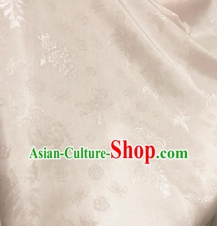 Chinese Traditional Design Pattern Light Pink Silk Fabric Cheongsam Mulberry Silk Drapery Chinese Traditional Design Pattern Light Pink Silk Fabric Cheongsam Mulberry Silk Drapery
