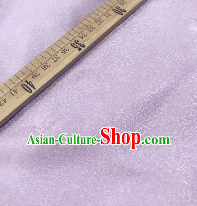 Chinese Traditional Design Pattern Lilac Silk Fabric Cheongsam Mulberry Silk Drapery Chinese Traditional Design Pattern Lilac Silk Fabric Cheongsam Mulberry Silk Drapery