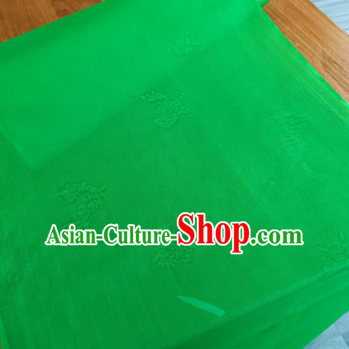 Chinese Traditional Jacquard Design Pattern Green Silk Fabric Cheongsam Mulberry Silk Drapery Chinese Traditional Jacquard Design Pattern Green Silk Fabric Cheongsam Mulberry Silk Drapery