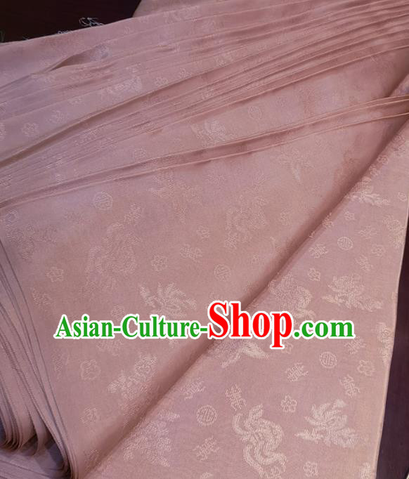 Chinese Traditional Jacquard Butterfly Design Pattern Pink Silk Fabric Cheongsam Mulberry Silk Drapery Chinese Traditional Jacquard Butterfly Design Pattern Pink Silk Fabric Cheongsam Mulberry Silk Drapery