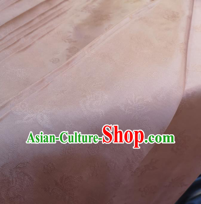 Chinese Traditional Jacquard Butterfly Design Pattern Pink Silk Fabric Cheongsam Mulberry Silk Drapery Chinese Traditional Jacquard Butterfly Design Pattern Pink Silk Fabric Cheongsam Mulberry Silk Drapery