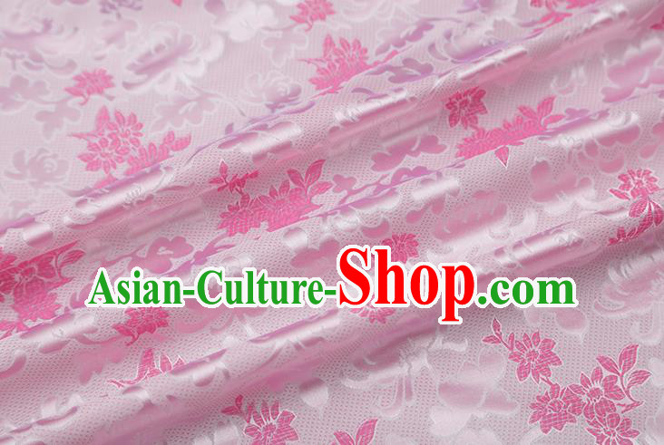 Chinese Traditional Jacquard Pattern Pink Brocade Fabric Cheongsam Tapestry Drapery Chinese Traditional Jacquard Pattern Pink Brocade Fabric Cheongsam Tapestry Drapery