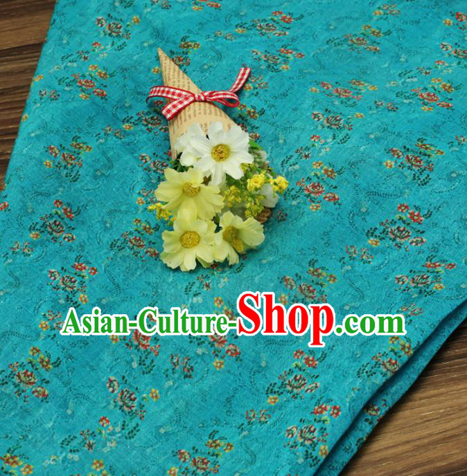 Chinese Traditional Design Pattern Green Ramie Fabric Cheongsam Ramee Drapery Chinese Traditional Design Pattern Green Ramie Fabric Cheongsam Ramee Drapery