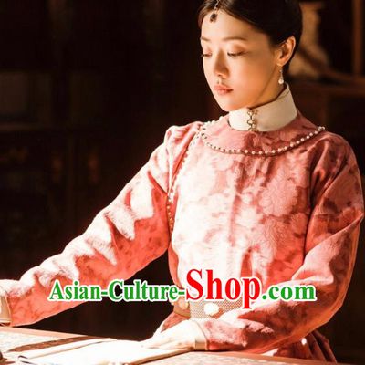 Chinese Ancient Court Maid Drama Empress of the Ming Dynasty Hu Shanxiang Replica Costumes and Headpiece Complete Set