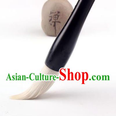 Chinese Traditional Calligraphy Goat Hair Brush Handmade The Four Treasures of Study Writing Brush Pen